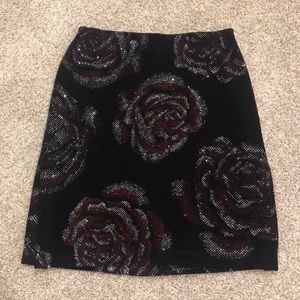 Rose Patterned Skirt
